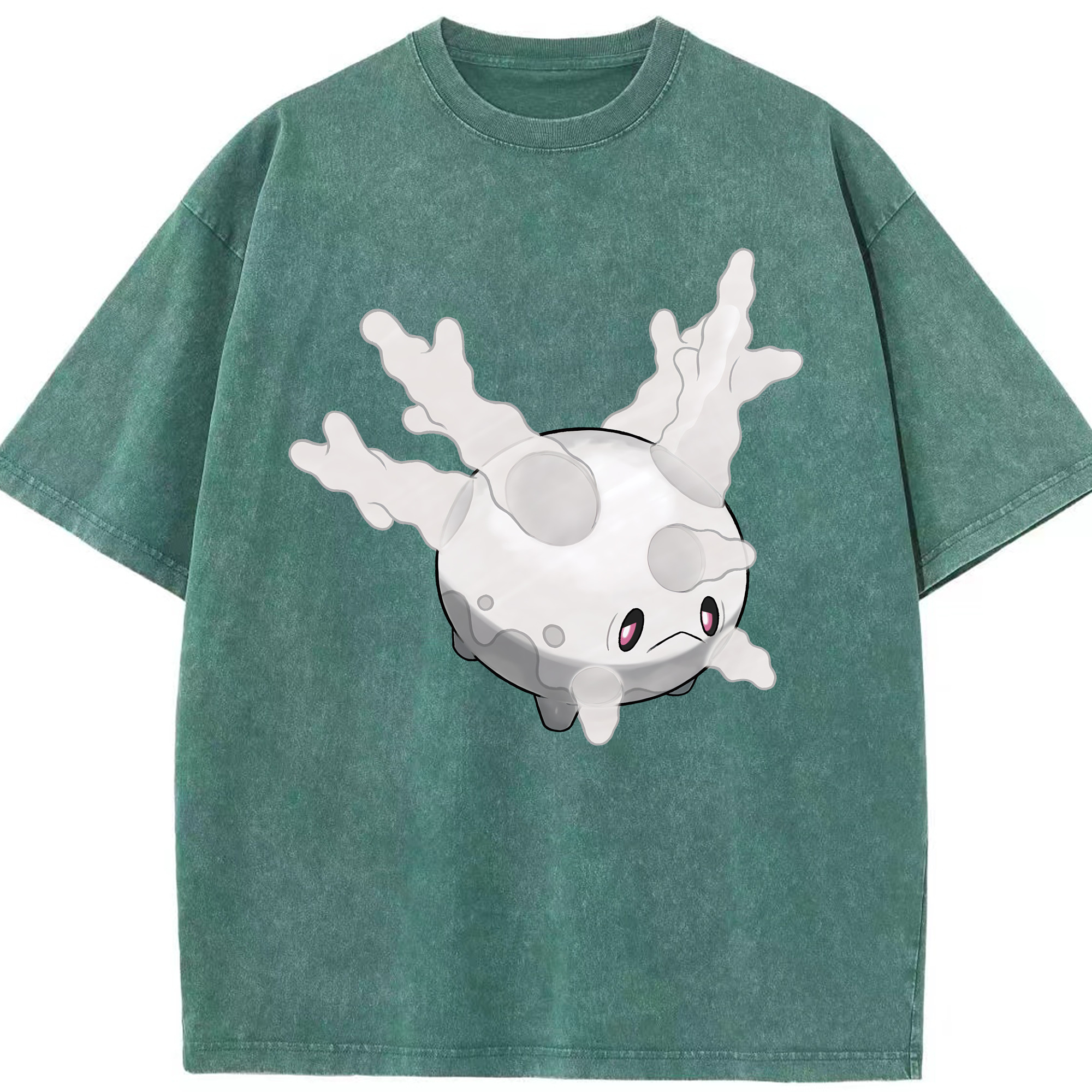 （画像用） ポケットモンスター Pokémon 綿100% ヴィンテージ風 半袖Tシャツ（フロントプリント）